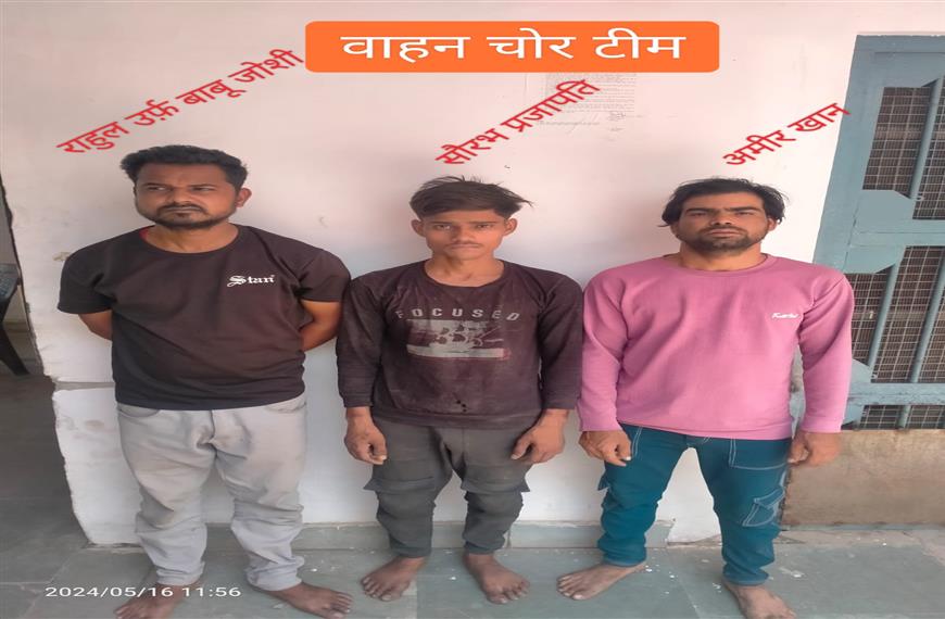 ग्वालियर न्यूज- ग्वालियर के हजीरा थाना पुलिस ने ई रिक्शा चुराने वाले चोरो को धर दबोचा 